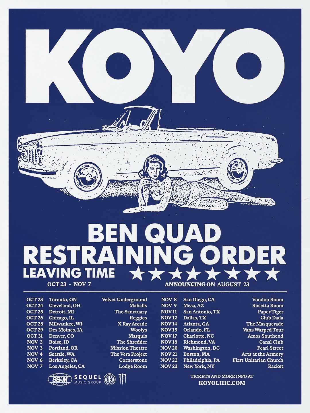 Restraining Order Tour Poster 2025
